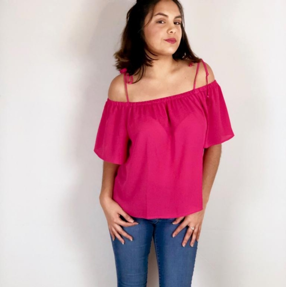 New J.Crew Tie cold shoulders Top.